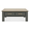 Bentley Designs Oakham Grey & Scandi Oak 2 Drawer Coffee Table