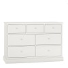 Ashby White Painted Furniture 3 Over 4 Chest of Drawers