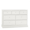 Ashby White Painted Furniture 3 Over 4 Chest of Drawers