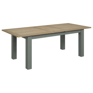 Bentley Designs Oakham Grey & Oak Furniture 6-8 Extending Table Bentley Designs Oakham Grey & Oak Furniture 6-8 Extending Table