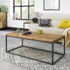 Bentley Designs Indus Industrial Oak Furniture Coffee Table
