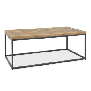 Bentley Designs Indus Industrial Oak Furniture Coffee Table Bentley Designs Indus Industrial Oak Furniture Coffee Table