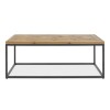 Bentley Designs Indus Industrial Oak Furniture Coffee Table