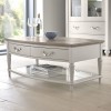 Montreux Grey & Washed Oak Furniture Coffee Table