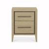 Bentley Designs Rimini Aged Oak & Weathered Oak 2 Drawer Bedside Table