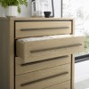 Bentley Designs Rimini Aged Oak & Weathered Oak 5 Drawer Chest