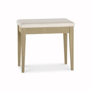 Bentley Designs Rimini Aged Oak & Weathered Oak Stool
