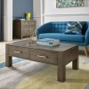 Bentley Designs Turin Dark Oak Coffee Table With Drawers 2690-05