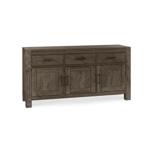Bentley Designs Turin Dark Oak 3 Door 3 Drawer Wide Sideboard Bentley Designs Turin Dark Oak Wide Sideboard 2690-15