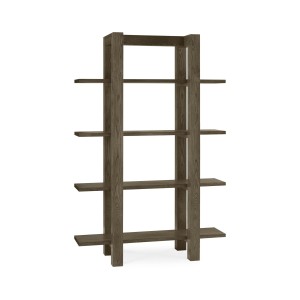 Bentley Designs Turin Dark Oak Open Shelf Unit Bentley Designs Turin Dark Oak Shelf Unit 2690-27