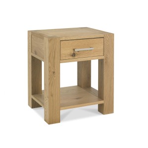 Bentley Designs Turin Light Oak Lamp Table with Drawer Bentley Designs Turin Light Oak Lamp Table with Drawer