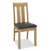 Bentley Designs Turin Light Oak Slatted Chair Pair