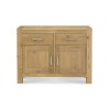 Bentley Designs Turin Light Oak 2 Door 2 Drawer Narrow Sideboard