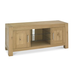 Bentley Designs Turin Light Oak 2 Door Entertainment Unit Bentley Designs Turin Light Oak 2 Door Entertainment Unit