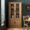 Bentley Designs Westbury Rustic Oak Display Cabinet
