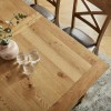 Bentley Designs Westbury Rustic Oak 4-6 Extension Dining Table