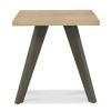 Bentley Designs Cadell Oak Furniture Lamp / Side Table