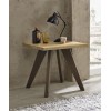 Bentley Designs Cadell Oak Furniture Lamp / Side Table