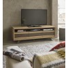 Bentley Designs Cadell Oak Furniture 3 Drawer Entertainment Unit