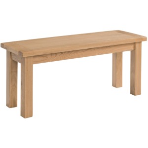 Divine Furniture Dortmund Oak Furniture Bench 90cm Devonshire Dorset Oak Furniture Bench 90cm DOR090