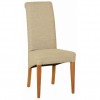 Divine Furniture True Oak Furniture Beige Fabric Chair (Pair)