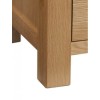 Divine Furniture True Oak Furniture Tall Bookcase With Cupboard