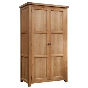Summertown Rustic Oak Furniture 2 Door Double Wardrobe Summertown Rustic Oak Furniture 2 Door Double Wardrobe