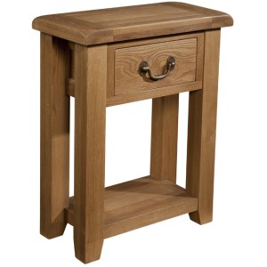 Summertown Rustic Oak Furniture 1 Drawer Console Table Summertown Rustic Oak Furniture 1 Drawer Console Table