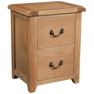Summertown Rustic Oak Furniture 2 Drawer Filing Cabinet Summertown Rustic Oak Furniture 2 Drawer Filing Cabinet