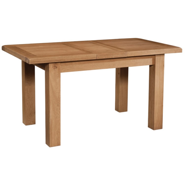 Summertown Rustic Oak Furniture Small Extending Dining Table