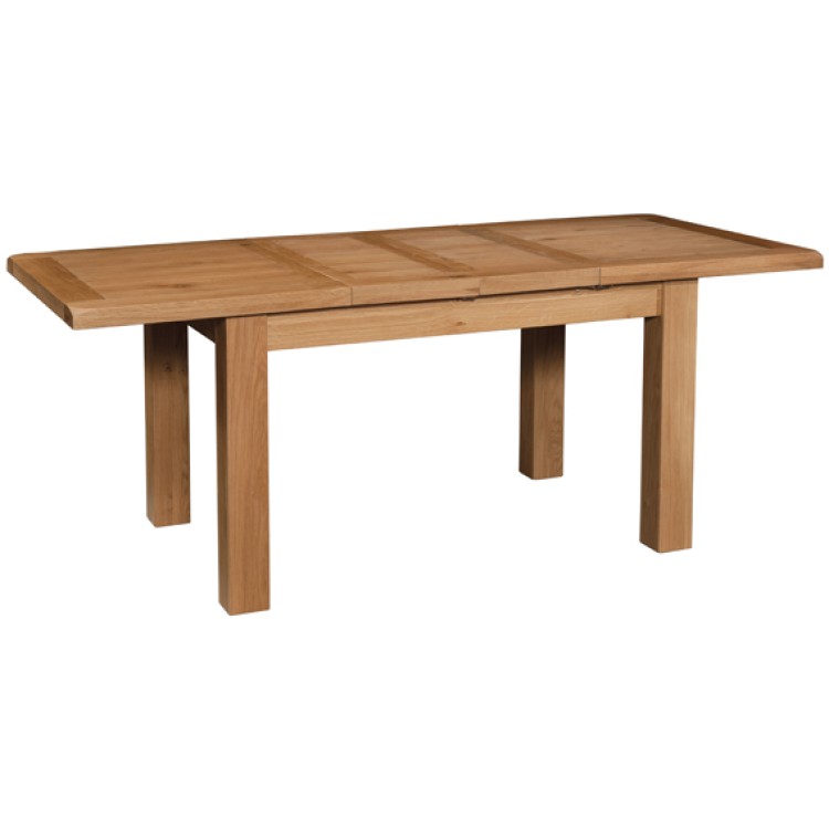 Summertown Rustic Oak Furniture Medium Extending Dining Table