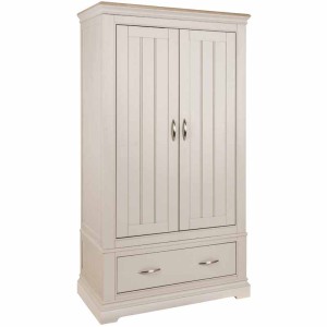 Divine Causeway Painted Furniture Double Wardrobe with Drawer Divine Causeway Painted Furniture Double Wardrobe with Drawer