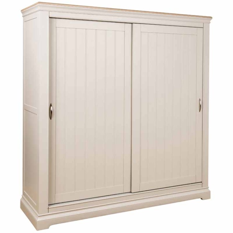 Divine Causeway Painted Furniture Sliding Double Wardrobe