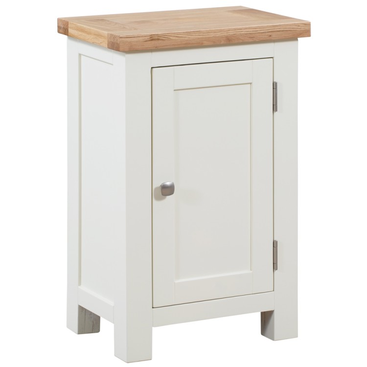 Divine Furniture Dortmund Ivory Painted Furniture Small 1 Door Cabinet