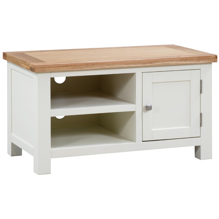 Divine Furniture Dortmund Ivory Painted Standard TV Unit