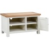 Divine Furniture Dortmund Ivory Painted Standard TV Unit