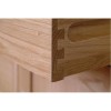 Divine True Oak 1 Drawer Bedside Table