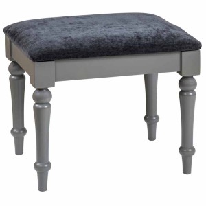 Divine Stone Grey Painted Furniture Dressing Table Stool Divine Stone Grey Painted Furniture Dressing Table Stool