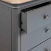 Stone Grey Painted Furniture 3 Over 4 Drawer Chest