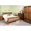 Devonshire Rustic Oak Furniture Triple Wardrobe RW50