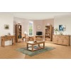 Summertown Rustic Oak Furniture Nest of 3 Tables