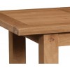 Summertown Rustic Oak Furniture Small Extending Dining Table