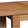 Summertown Rustic Oak Furniture Medium Extending Dining Table