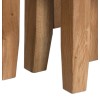 Summertown Rustic Oak Furniture Nest of 3 Tables