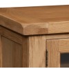 Summertown Rustic Oak Furniture 1 Door Small TV Unit