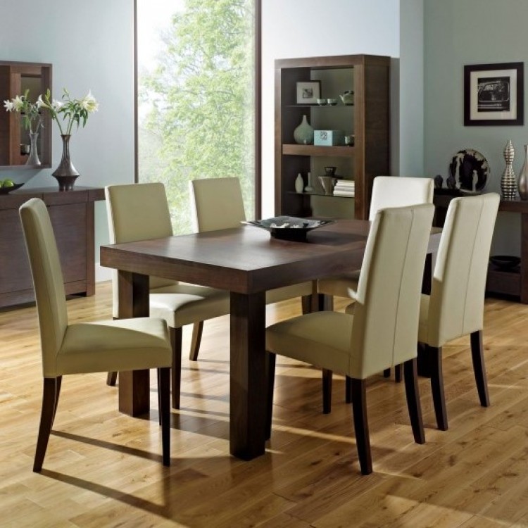 Small & Medium Dark Wood Dining Sets Small & Medium Dark Wood Dining Sets