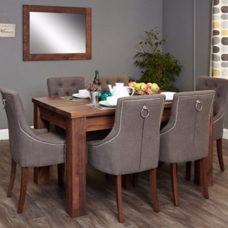 Extending Dark Wood Dining Sets Extending Dark Wood Dining Sets