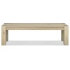 Bentley Designs Turin Aged Oak Furniture Large Dining Room Bench 2640-60