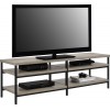 Elmwood Wooden Furniture Distressed Grey Oak TV Stand (60"),