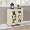 Ellington Ivory Painted Furniture Double Door Accent Cabinet 5042096COMUK